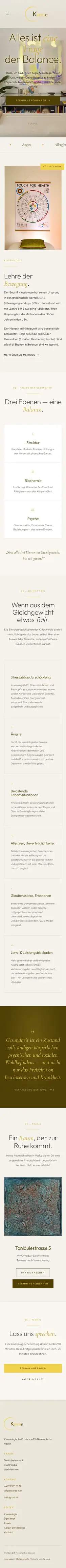 ksense.net auf dem Smartphone